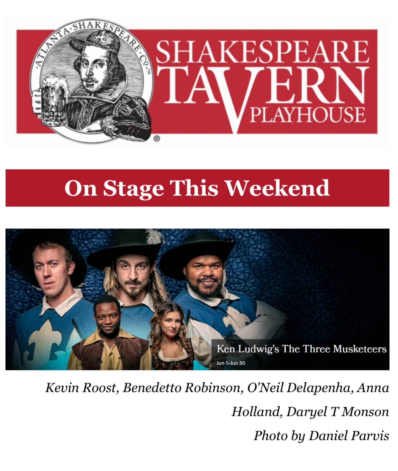 Review: Atlanta Shakespeare Company's THE THREE MUSKETEERS is